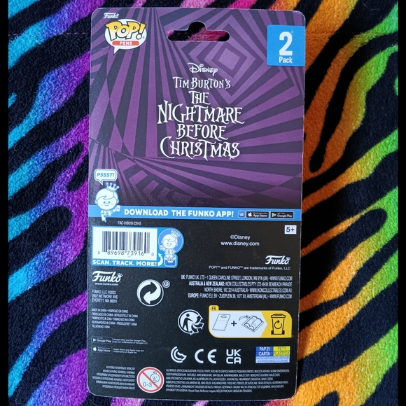 ❤️🖤 The Nightmare Before Christmas Funko Pop Pen Set Jack Zero Disney - Picture 7 of 7